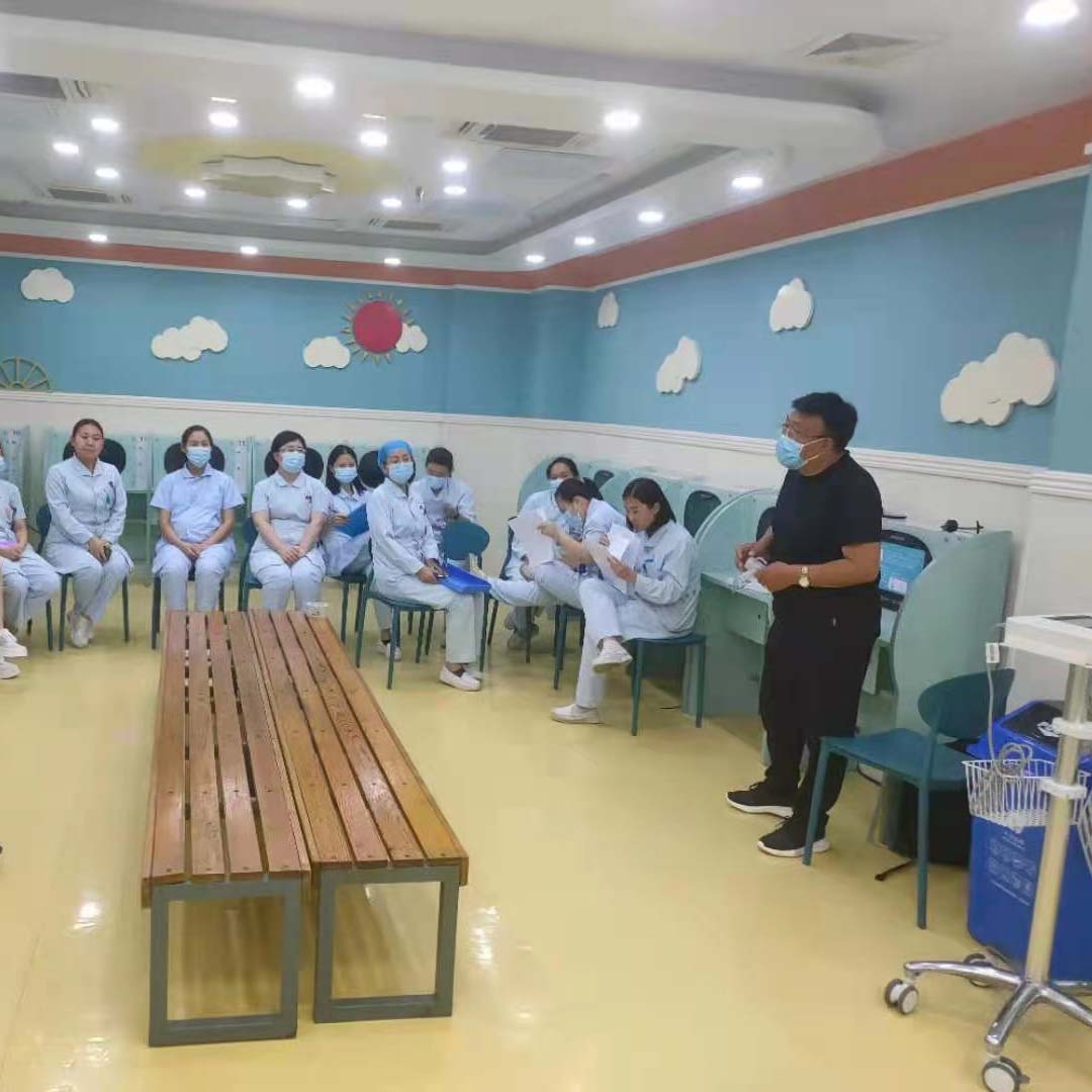 Demonstration of Xiamen Winner's Nebulizer Products in Hospital