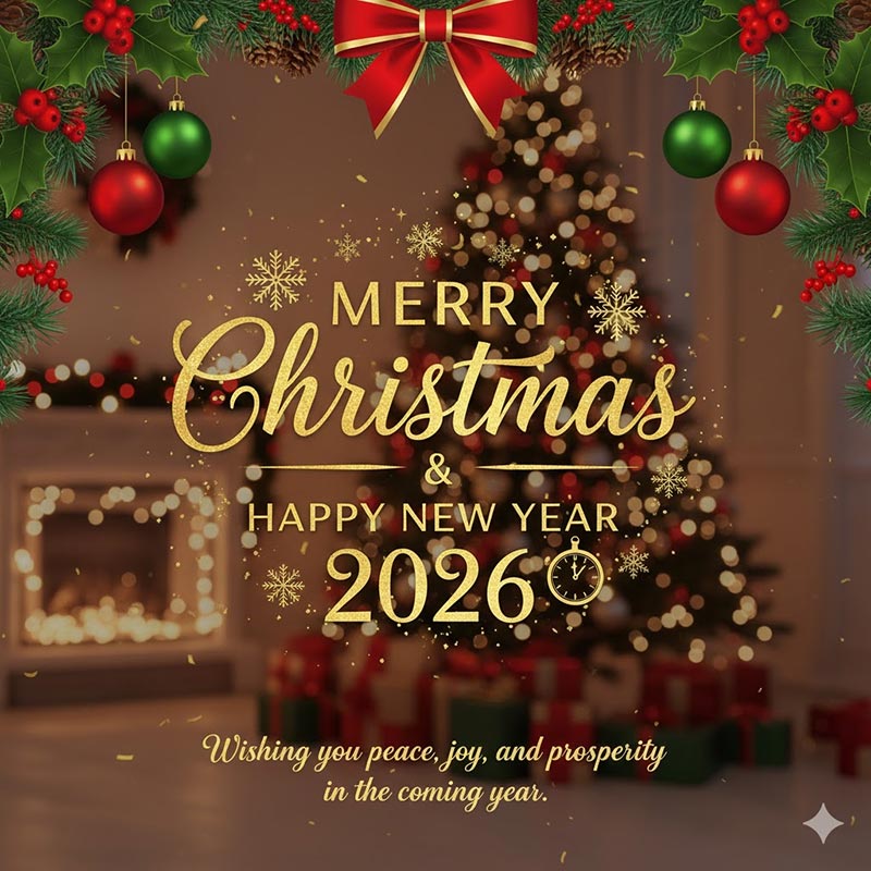 Christmas Greetings and Happy New Year 2026 from Xiamen Tianzuo Medical